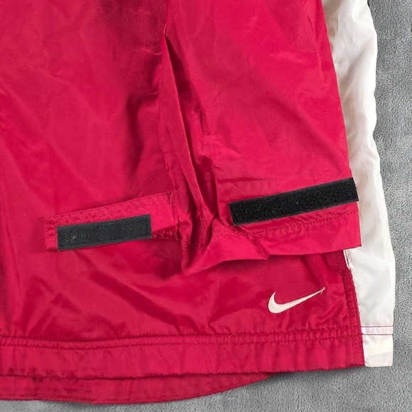 Vintage Nike Pullover Quarter Zip Windbreaker Jacket XL Red Y2K 90's Hip Hop - Picture 3 of 8